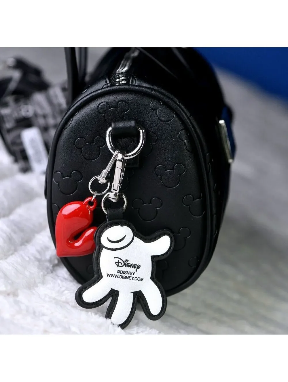 Loungefly Mickey Mouse Embossed Silhouettes Crossbody Bag